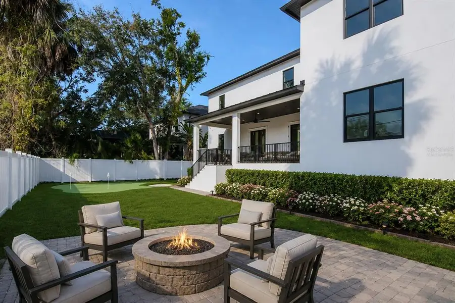 Exterior details and patio area of a home in , Tampa (Image 3). Exterior details and patio area of a home in , Tampa (Image 3).