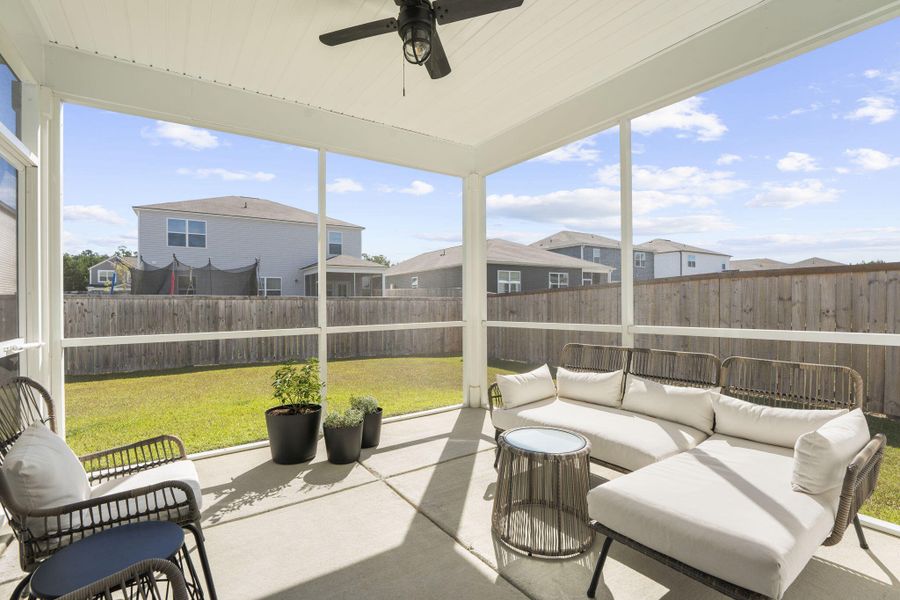 Exterior details and patio area of a home in Nexton, Summerville (Image 21). Exterior details and patio area of a home in Nexton, Summerville (Image 21).