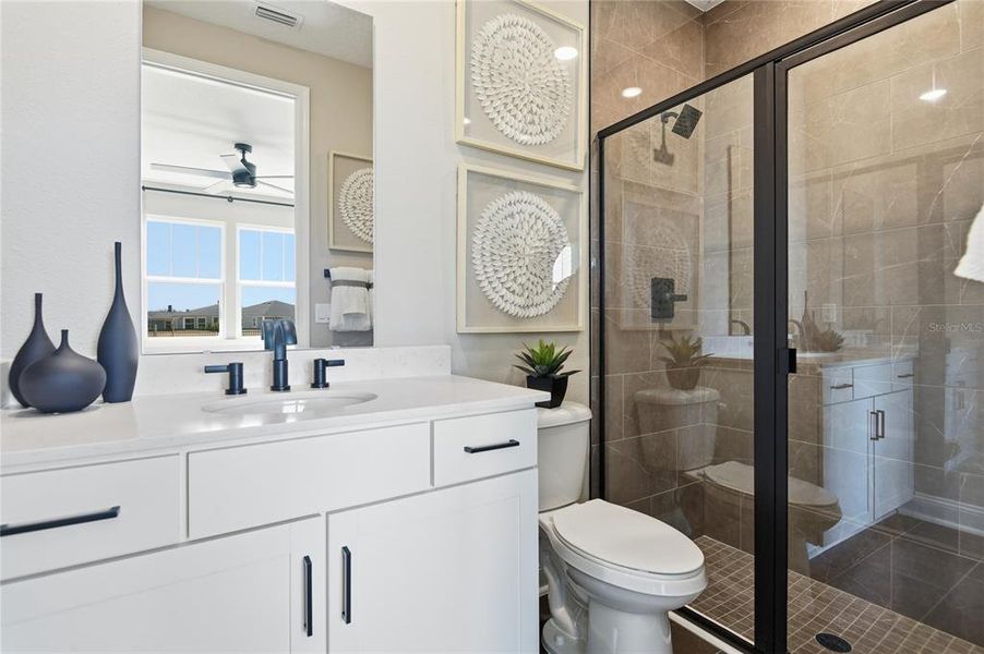 Furnished interior view inside a new home in Coastal Gardens, Palm Coast (Image 11). Furnished interior view inside a new home in Coastal Gardens, Palm Coast (Image 11).