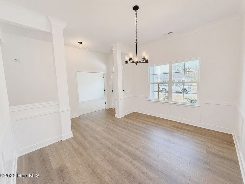 Spacious, unfurnished interior of a new home in Wood Creek Landing, Leland (Image 6).