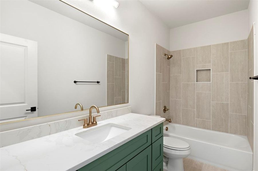 Furnished interior view inside a new home in , Italy (Image 7).