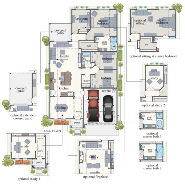 2D floor plan layout for the Tyler II by Steve Klein Custom Builder in TerraVista, Victoria, TX (Image 3). 2D floor plan layout for the Tyler II by Steve Klein Custom Builder in TerraVista, Victoria, TX (Image 3).