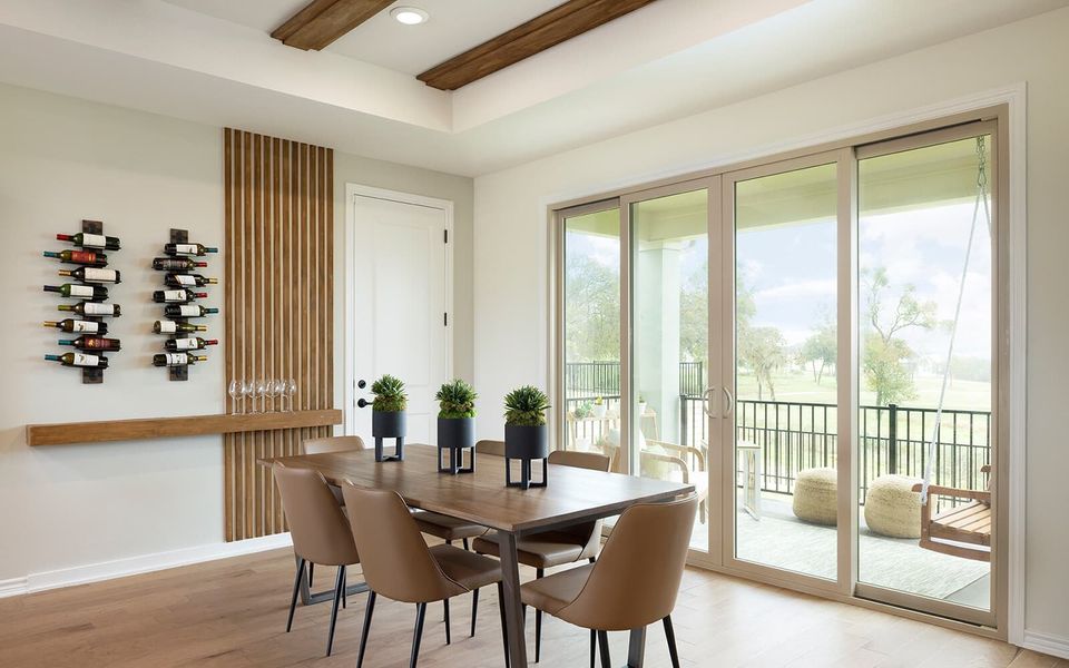 Furnished interior view inside a new home in Kissing Tree, San Marcos (Image 5).