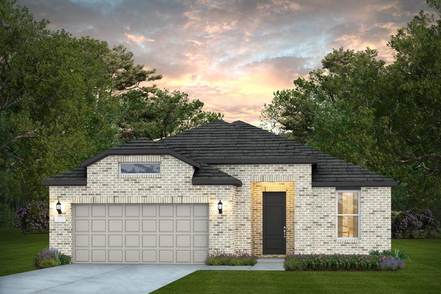 Representative exterior photo of a completed home built from the Mainstay by Del Webb in Sun City Texas, Georgetown, TX (Image 28).