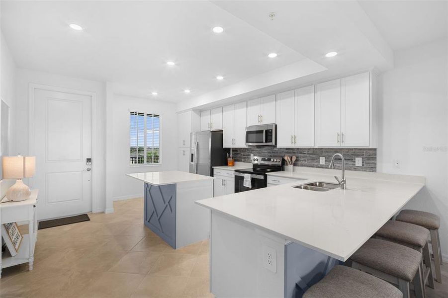 Furnished interior view inside a new home in , Venice (Image 11). Furnished interior view inside a new home in , Venice (Image 11).