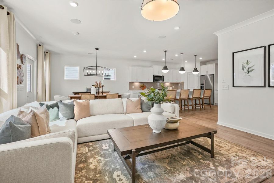 Furnished interior view inside a new home in Riverstone, Monroe (Image 7).