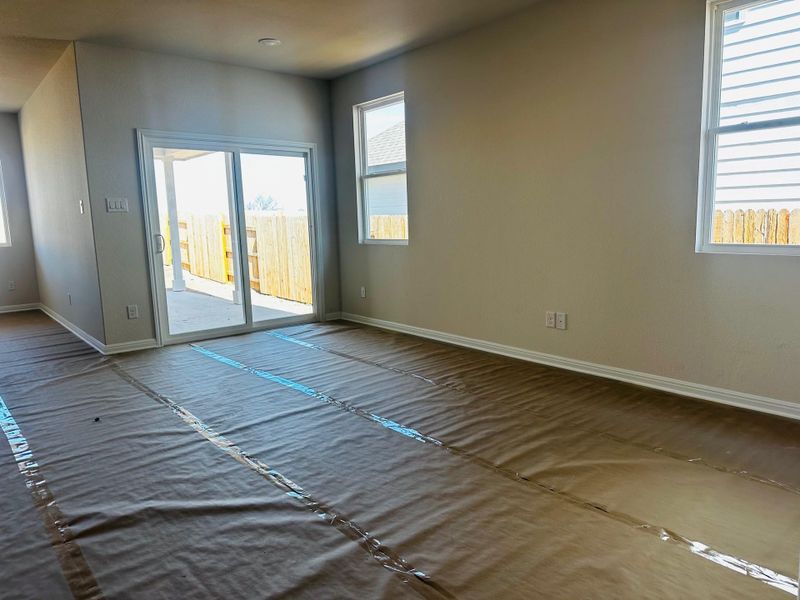 In-progress construction of a new home in Patterson Ranch, Georgetown, TX (Image 16).