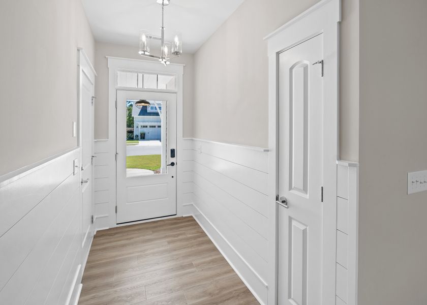 Representative unfurnished interior of a home built from the Birchwood by Bill Clark Homes in Osprey Landing, Southport (Image 11).