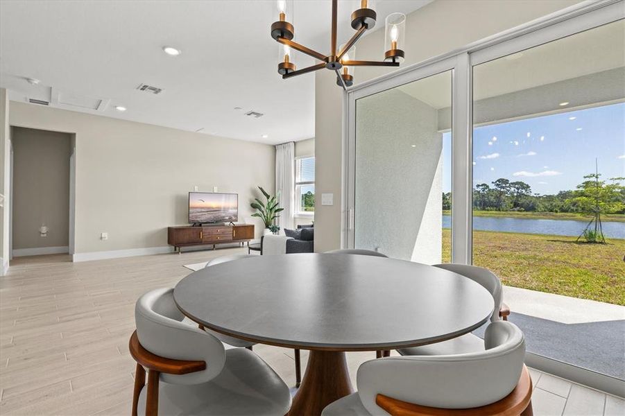Furnished interior view inside a new home in , Nokomis (Image 14).