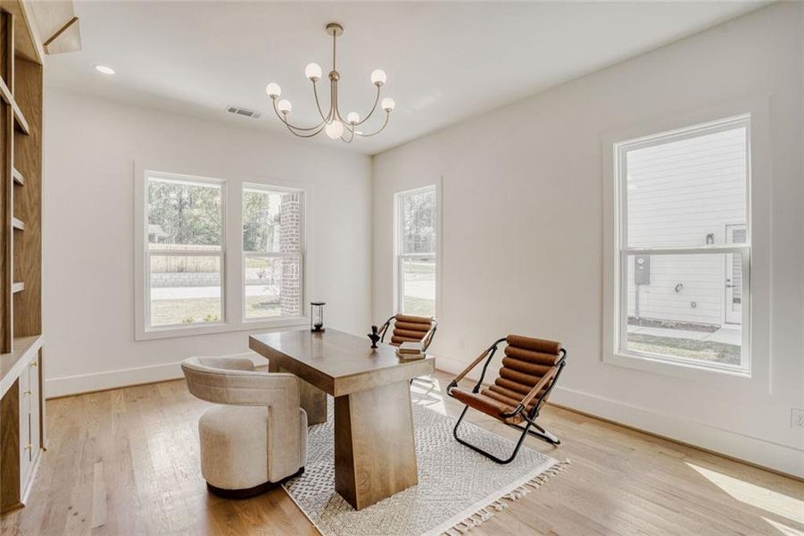 Furnished interior view inside a new home in , Grayson (Image 5).