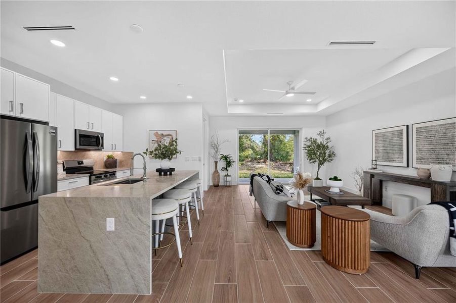 Furnished interior view inside a new home in , Port Charlotte (Image 19).