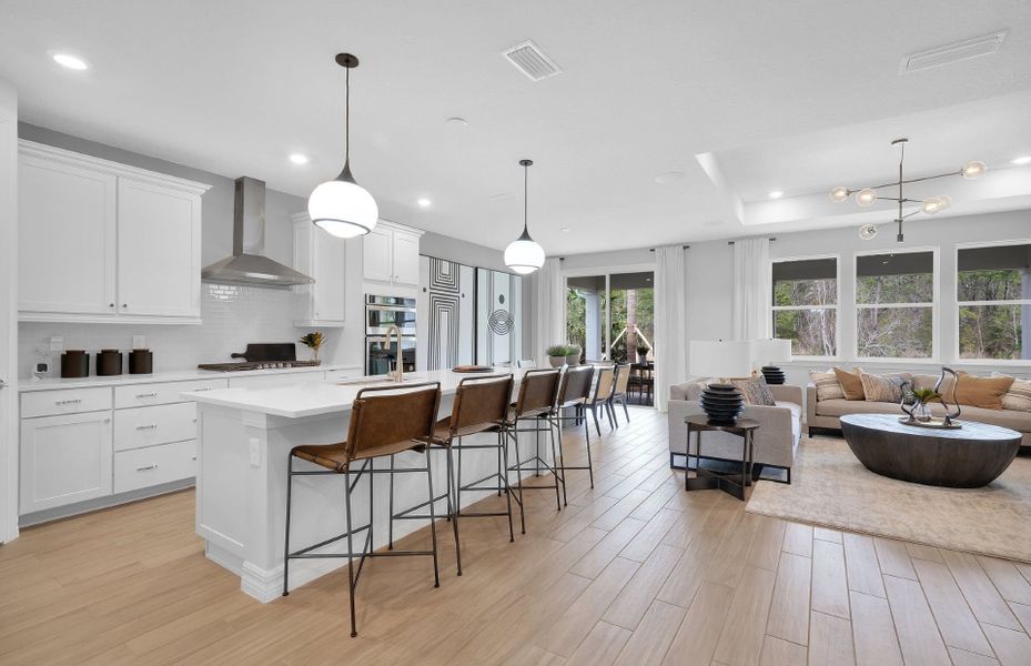 Furnished interior view inside a new home in Avondale at Avenir, Palm Beach Gardens (Image 6).