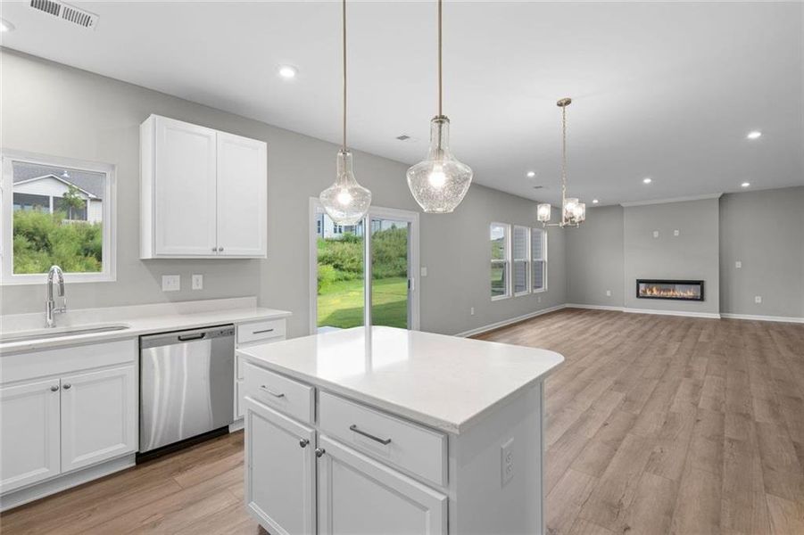 Furnished interior view inside a new home in Twin Lakes, Hoschton (Image 5).