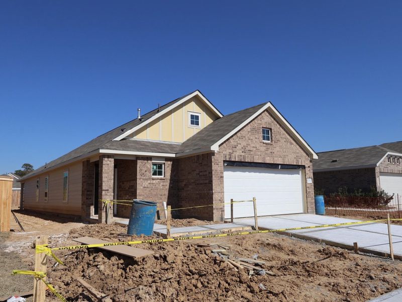 In-progress construction of a new home in Indian Springs, Crosby, TX (Image 13).