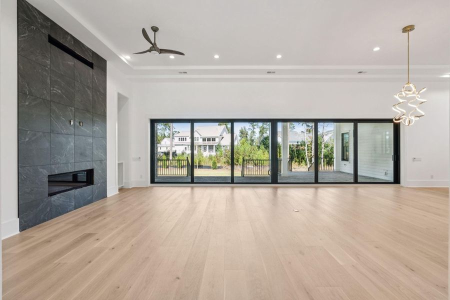 Spacious, unfurnished interior of a new home in , Ravenel (Image 54).