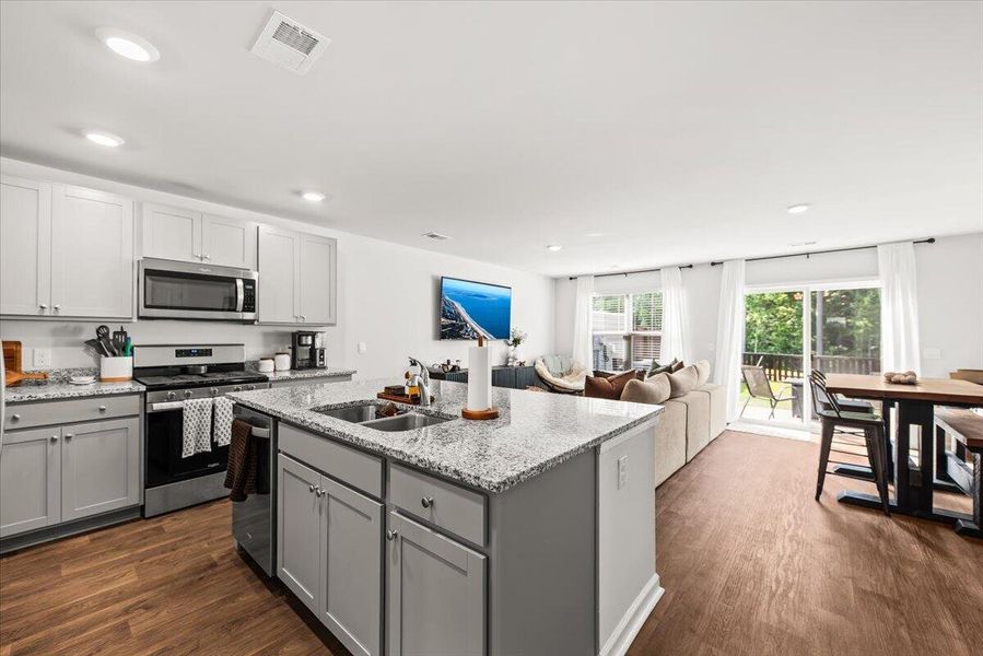 Furnished interior view inside a new home in , Summerville (Image 7).