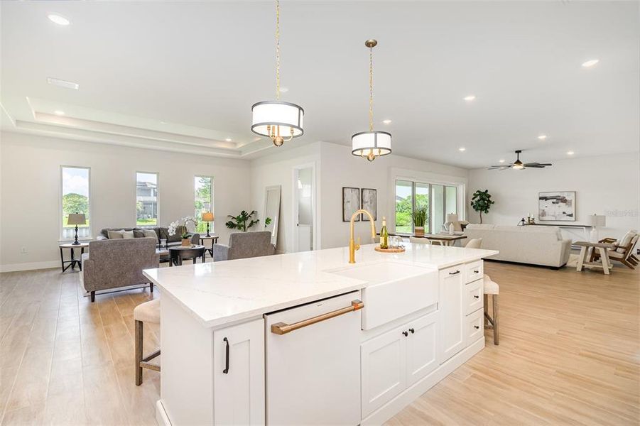 Kitchen Island View Kitchen Island View