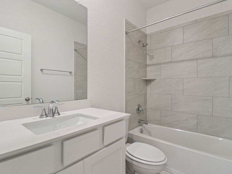 Furnished interior view inside a new home in Royal Crest, San Antonio (Image 10).
