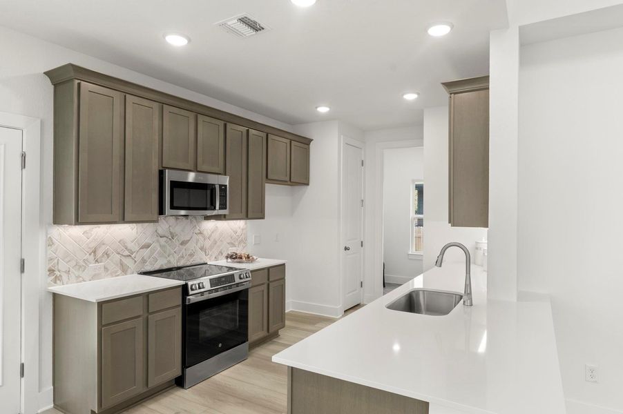 Furnished interior view inside a new home in Grande Estates, Bertram (Image 13). Furnished interior view inside a new home in Grande Estates, Bertram (Image 13).