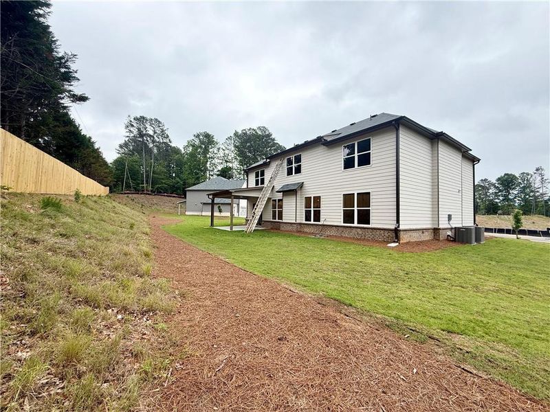 Exterior details and patio area of a home in , Hoschton (Image 4).