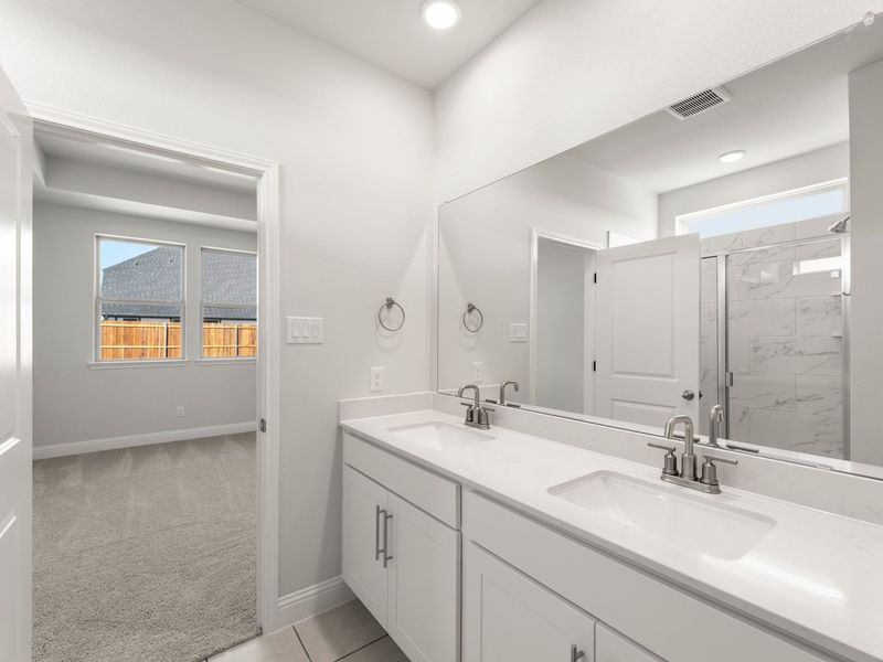 Furnished interior view inside a new home in Meadow Ridge Estates, Josephine (Image 15).