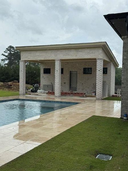 Exterior details and patio area of a home in , Buford (Image 30).