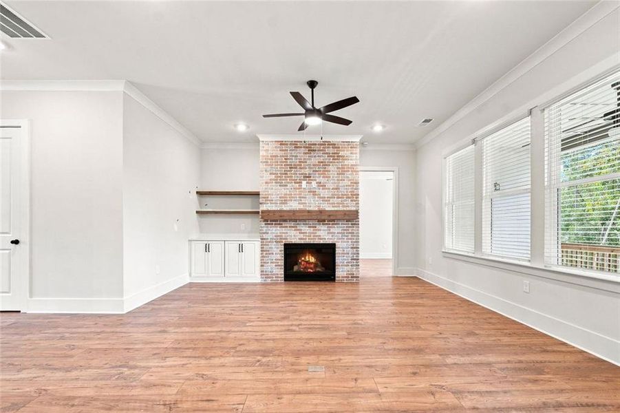 Spacious, unfurnished interior of a new home in , Ellijay (Image 36).