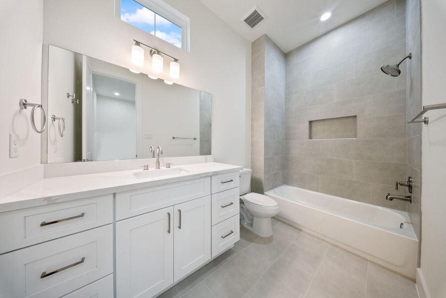 Furnished interior view inside a new home in , Houston (Image 9).