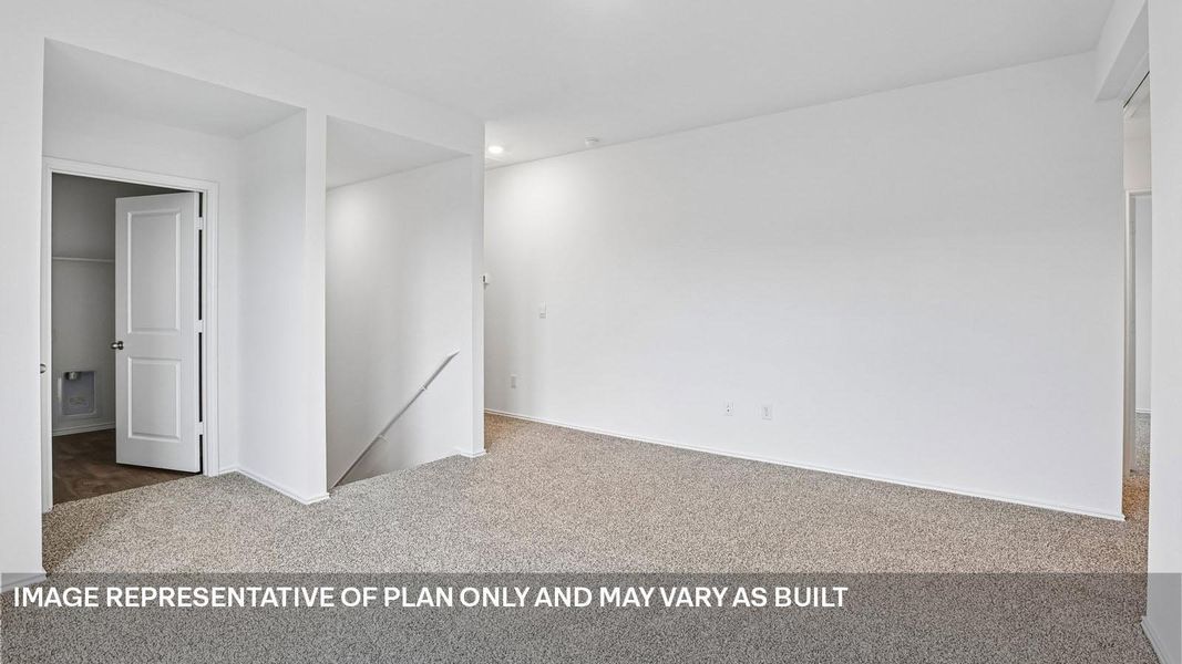 Spacious, unfurnished interior of a new home in Wayside, Uhland (Image 26).