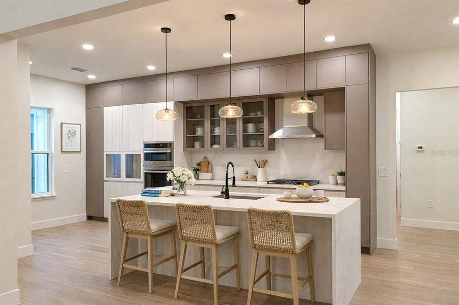 Furnished interior view inside a new home in , Dunnellon (Image 7).