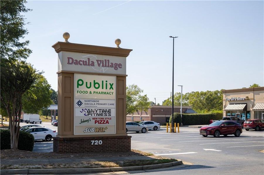 Front exterior of a new home in Riverside Ridge, Lawrenceville, GA, highlighting curb appeal (Image 20).