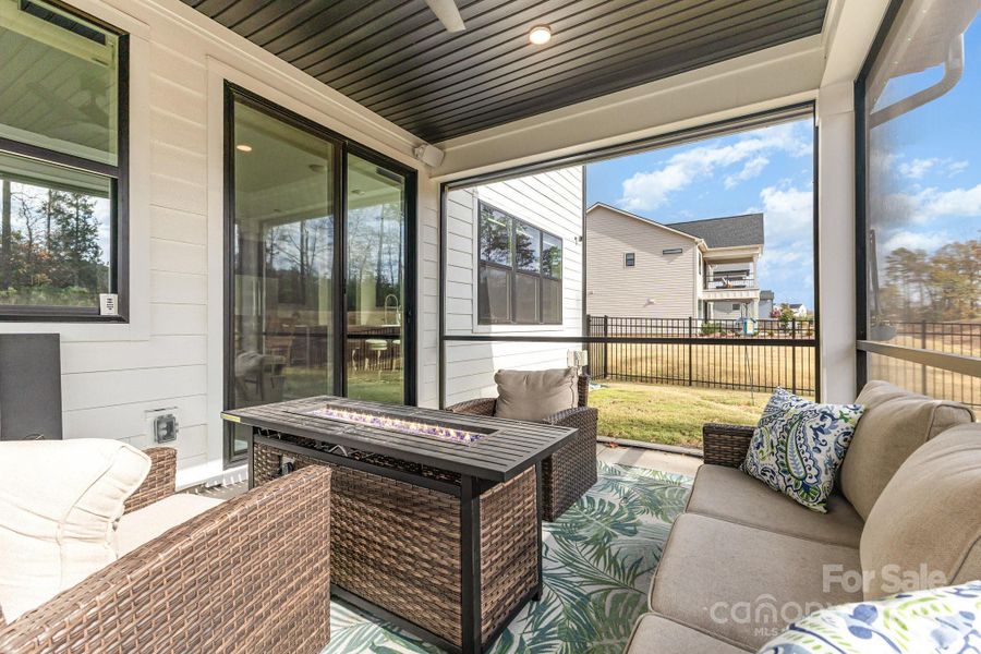 Exterior details and patio area of a home in Windell Woods, Tega Cay (Image 3).