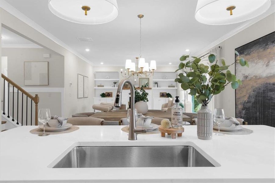 Close-up of interior finishes inside a home in , Flowery Branch (Image 17).