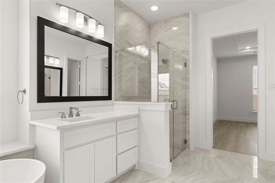 Furnished interior view inside a new home in Cambridge Estates, Prosper (Image 9).