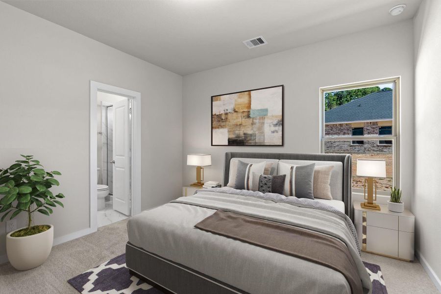 Furnished interior view inside a new home in Westridge Cove, Panorama Village (Image 9).