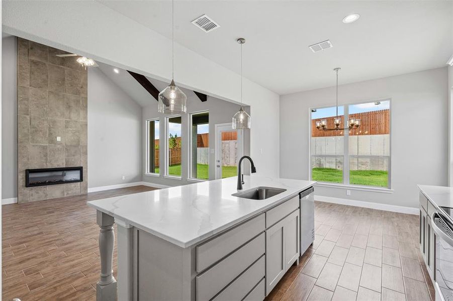 Furnished interior view inside a new home in , Glen Rose (Image 9). Furnished interior view inside a new home in , Glen Rose (Image 9).