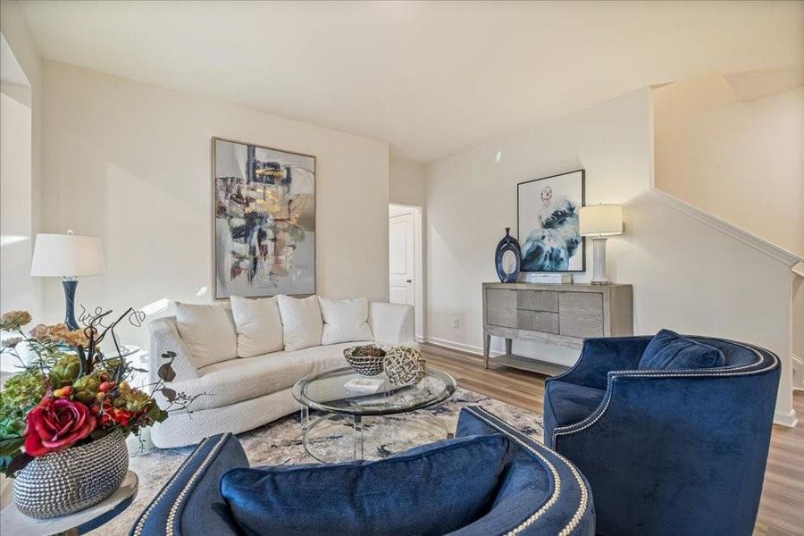 Furnished interior view inside a new home in Shoals Crossing, Conyers (Image 13).