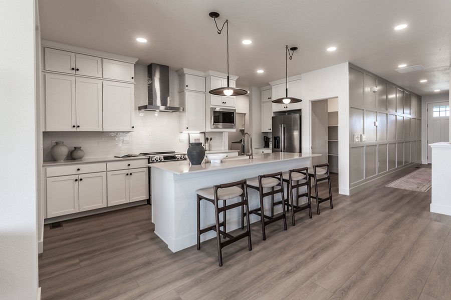 Representative furnished interior of a home built from the Christie by Hartford Homes in Trailside, Timnath (Image 20).