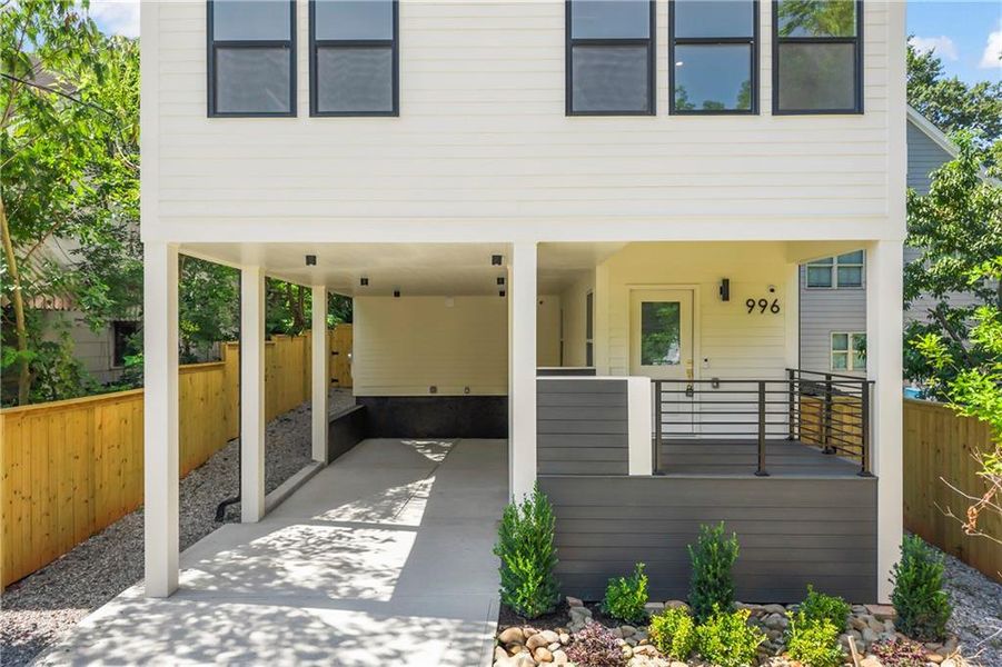 Front exterior of a new home in , Atlanta, GA, highlighting curb appeal (Image 29). Front exterior of a new home in , Atlanta, GA, highlighting curb appeal (Image 29).