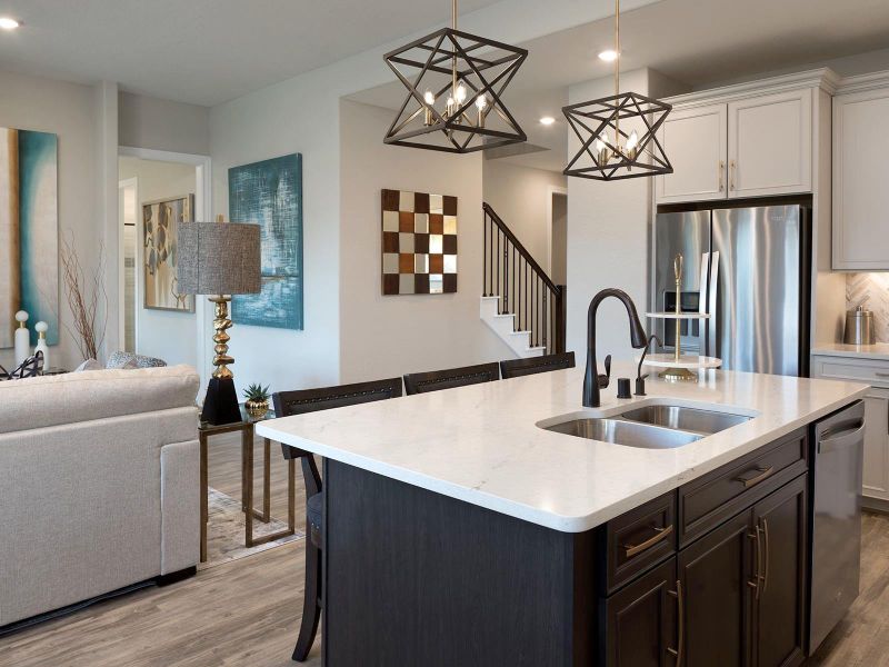 Photo is not of the actual home, but is an inspirational photo of builder’s model home and may depict options, furnishings, and/or decorator features that are not included