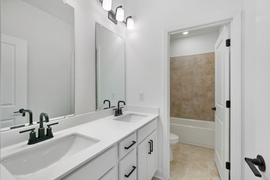 Furnished interior view inside a new home in Reserve at Hickory Walk, Kennesaw (Image 14).