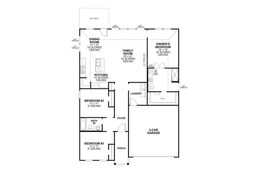 2D floor plan layout of this home in Sanderos, Fort Worth, TX (Image 4). 2D floor plan layout of this home in Sanderos, Fort Worth, TX (Image 4).