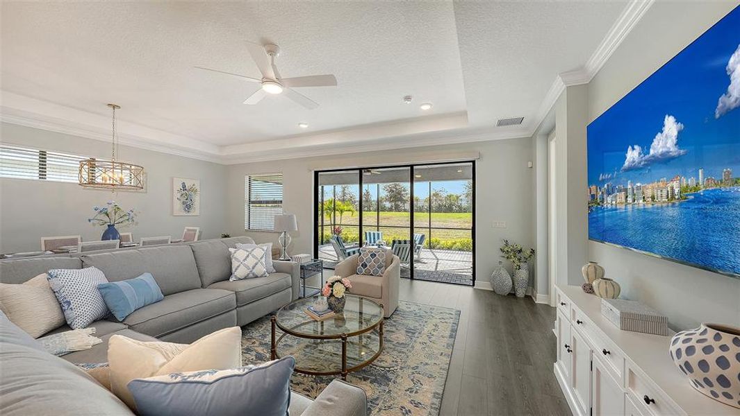 Furnished interior view inside a new home in , Bradenton (Image 12).