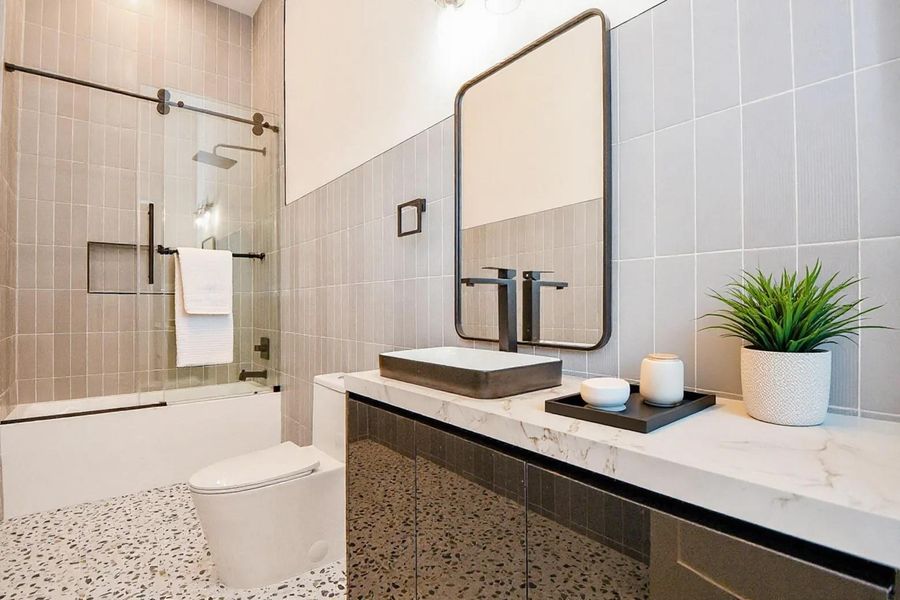 Furnished interior view inside a new home in , Houston (Image 10).