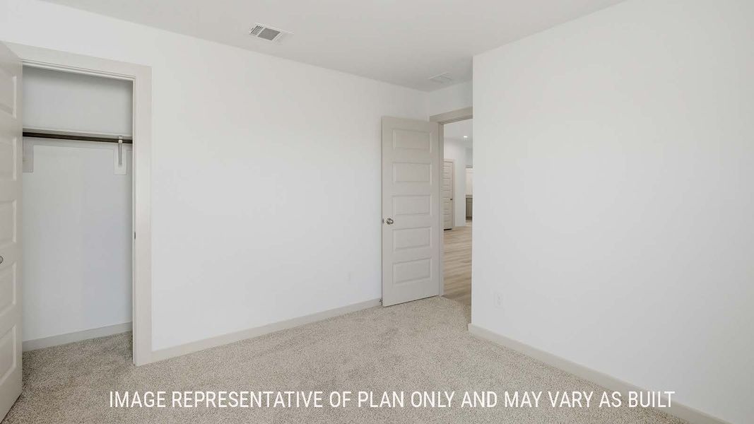 Representative unfurnished interior of a home built from the Lakeway by D.R. Horton in Reserve at Mallard Lakes, Orange (Image 20).