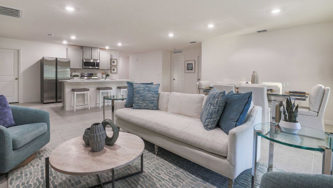 Representative furnished interior of a home built from the Iris by Maronda Homes in Labelle, Labelle (Image 11).