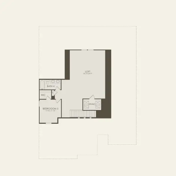 2D floor plan layout for the Ashby Grand by Pulte Homes in Stonehill, Howey-in-the-Hills, FL (Image 4).