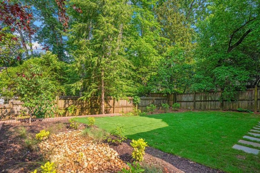 Exterior details and patio area of a home in , Atlanta (Image 41).