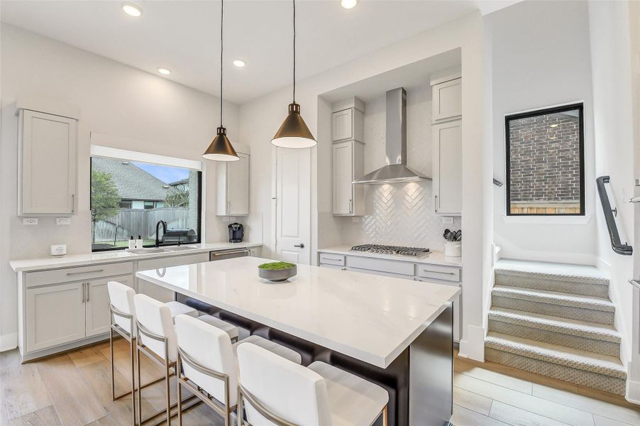 Furnished interior view inside a new home in Bridgeland 45', 50', 70', Cypress (Image 13). Furnished interior view inside a new home in Bridgeland 45', 50', 70', Cypress (Image 13).