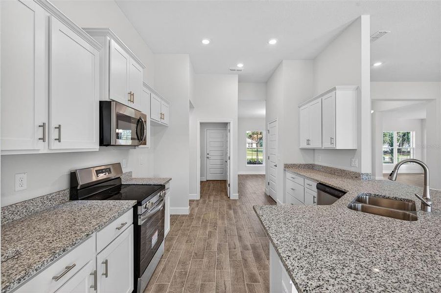 Furnished interior view inside a new home in Hill Country Estates, Dade City (Image 8). Furnished interior view inside a new home in Hill Country Estates, Dade City (Image 8).